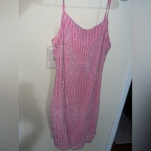 Elegant Pink Sleeveless Dress brand new from WINDSOR